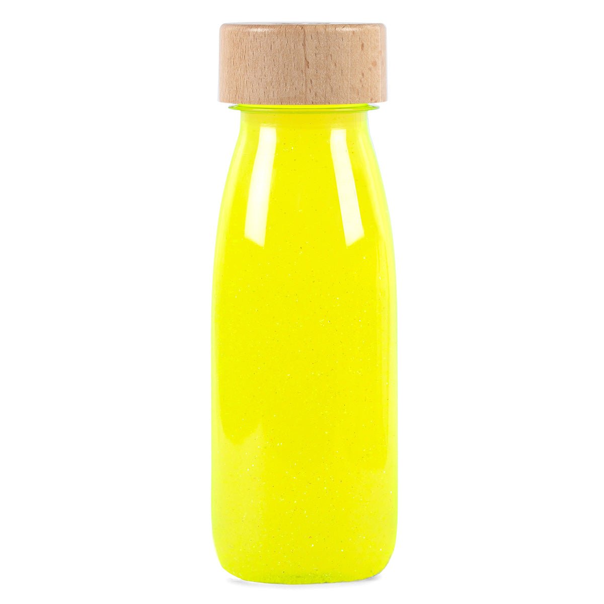 Bouteille Sensorielle Float - Jaune fluo - Lina et Compagnie