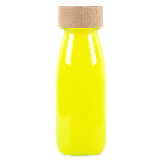 Bouteille Sensorielle Float - Jaune fluo - Lina et Compagnie