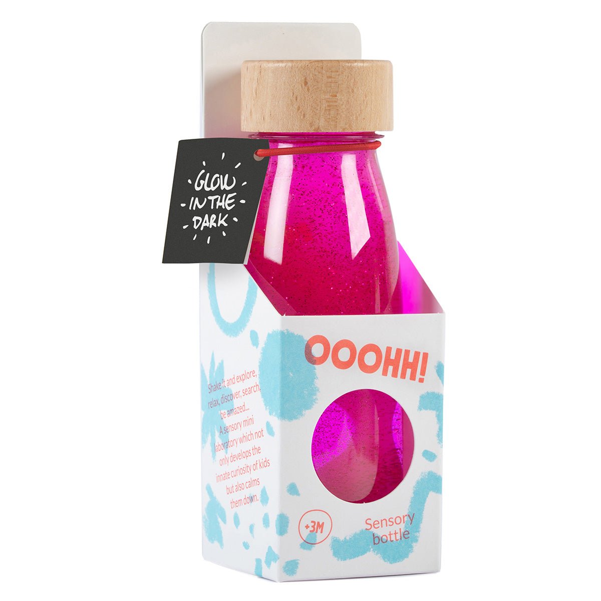 Bouteille Sensorielle Float - Rose fluo - Lina et Compagnie
