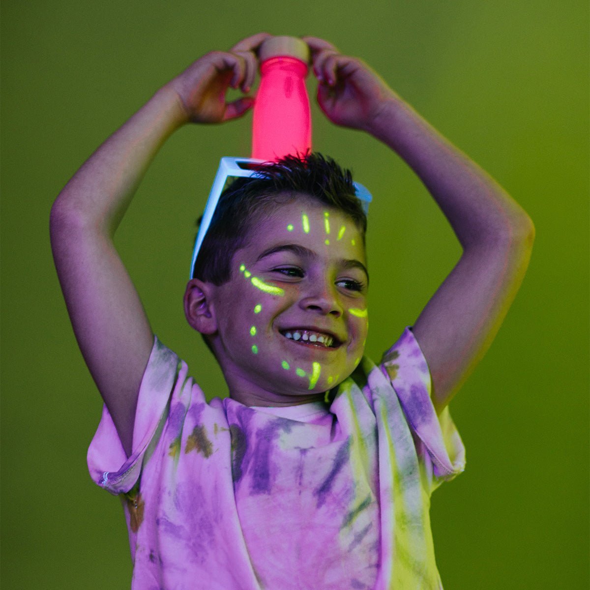 Bouteille Sensorielle Float - Rose fluo - Lina et Compagnie