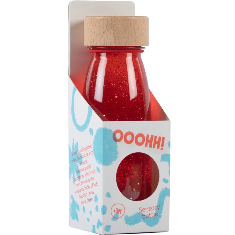 Bouteille Sensorielle Float - Rouge - Lina et Compagnie