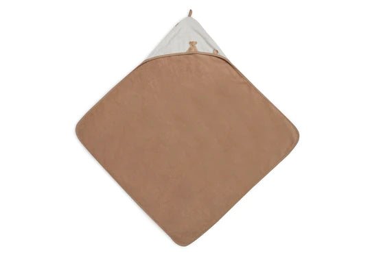 cape de bain bébé motif Teddy Bear 75x75 cm Jollein