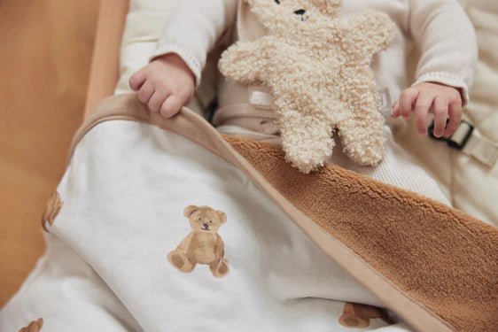 Couverture Bébé Jersey 100 x 150 cm - Teddy Bear – Lina et Compagnie