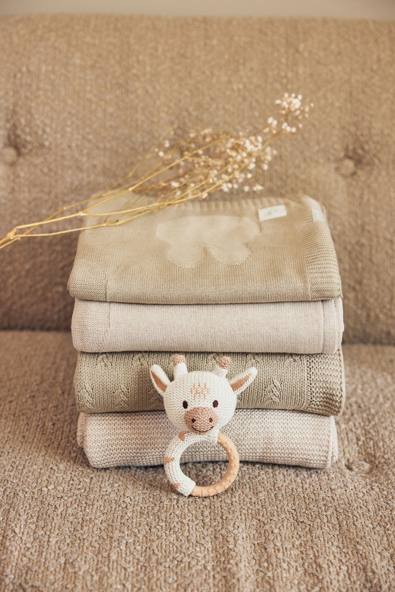 Couverture Berceau 75x100 cm Miffy - Nougat - Lina et Compagnie
