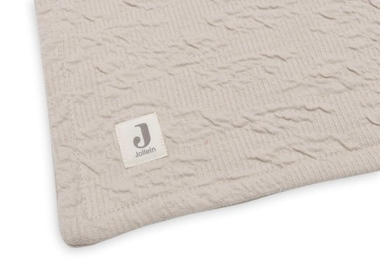 Couverture Berceau 75x100 cm Soft Waves - Nougat - Lina et Compagnie