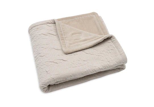 Couverture Berceau 75x100 cm Soft Waves - Nougat - Lina et Compagnie