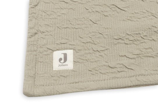 Couverture Berceau 75x100 cm Soft Waves - Olive Green - Lina et Compagnie