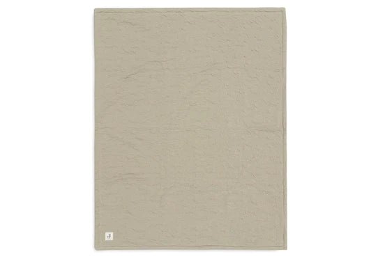Couverture Berceau 75x100 cm Soft Waves - Olive Green - Lina et Compagnie