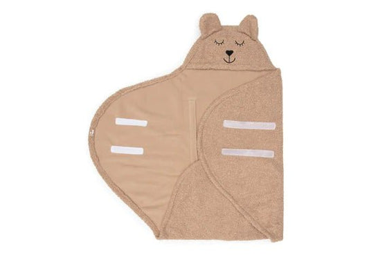 Couverture portefeuille Bear Bouclé - Biscuit - Lina et Compagnie