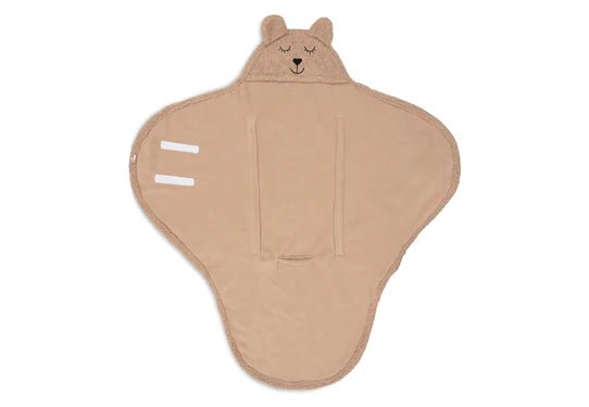 Couverture portefeuille Bear Bouclé - Biscuit - Lina et Compagnie