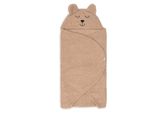 Couverture portefeuille Bear Bouclé - Biscuit - Lina et Compagnie