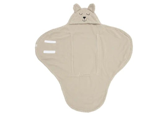 Couverture portefeuille Bear Bouclé - Olive Green - Lina et Compagnie