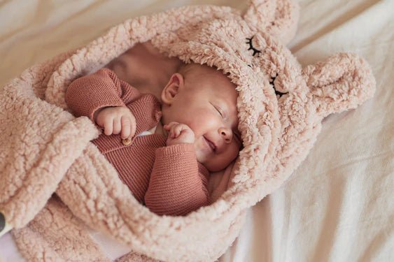 Couverture Portefeuille Bunny - Rose Pale - Lina et Compagnie