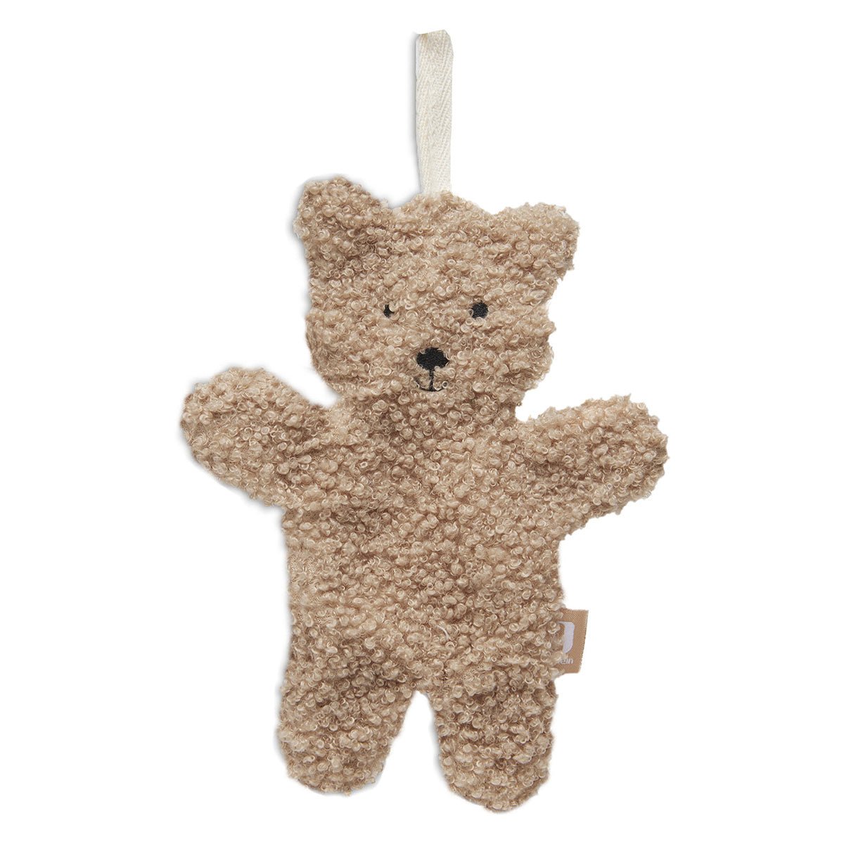 Doudou Attache Tétine Teddy Bear - Biscuit - Lina et Compagnie