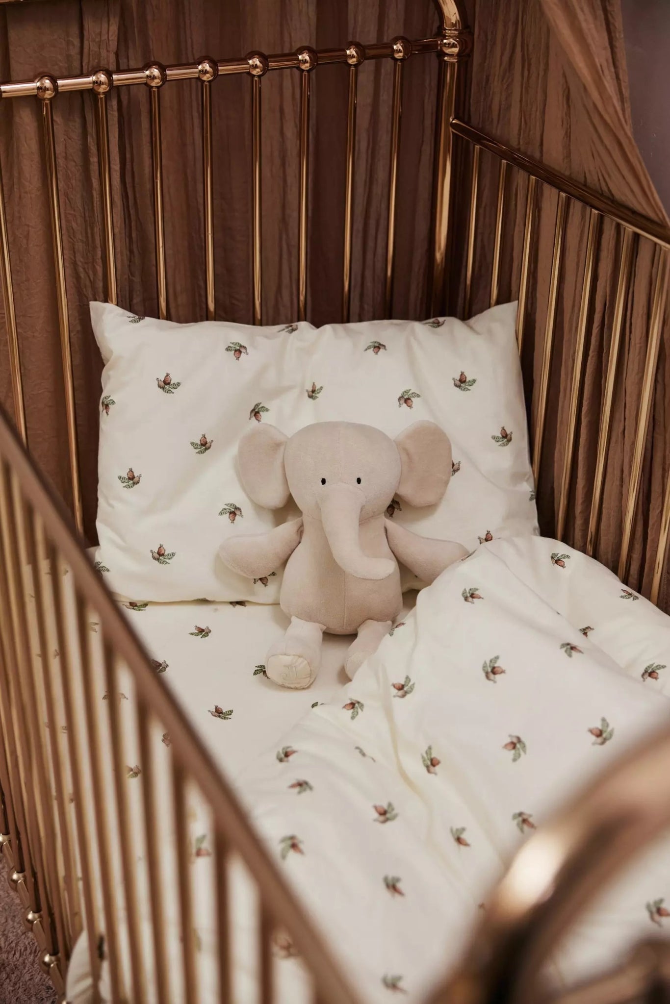 Drap-housse Jersey 70/75 X 140/150 cm - Rosehip - Lina et Compagnie