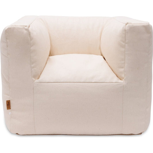 Fauteuil Pouf Enfant Twill - Naturel - Lina et Compagnie