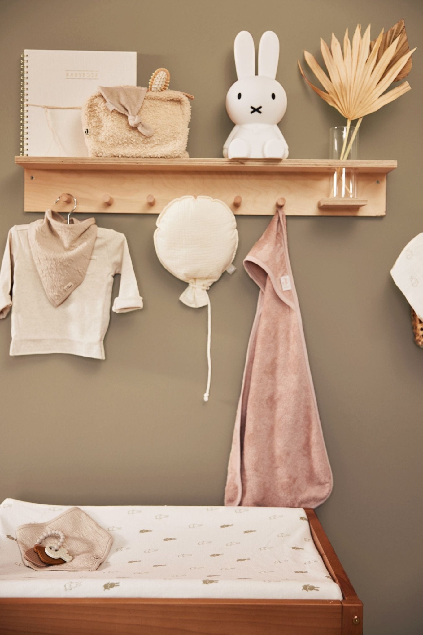 Housse de Matelas à Langer - Miffy - Olive Green - Lina et Compagnie
