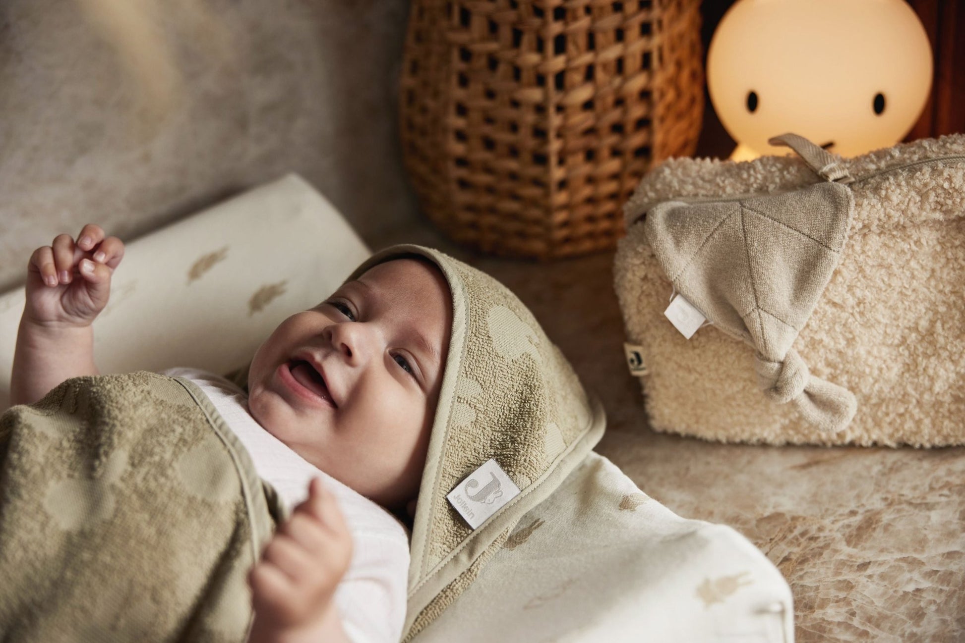 Housse de Matelas à Langer - Miffy - Olive Green - Lina et Compagnie