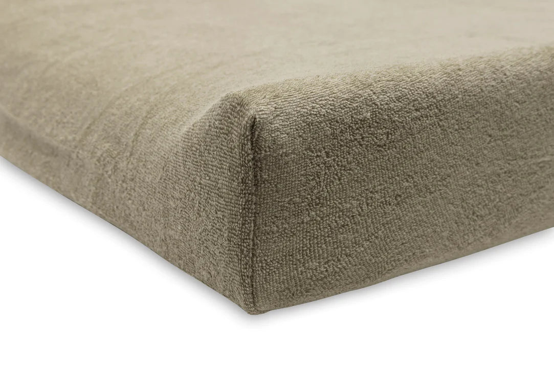 Housse matelas à langer Éponge 50 x 70cm - Olive Green - Lina et Compagnie
