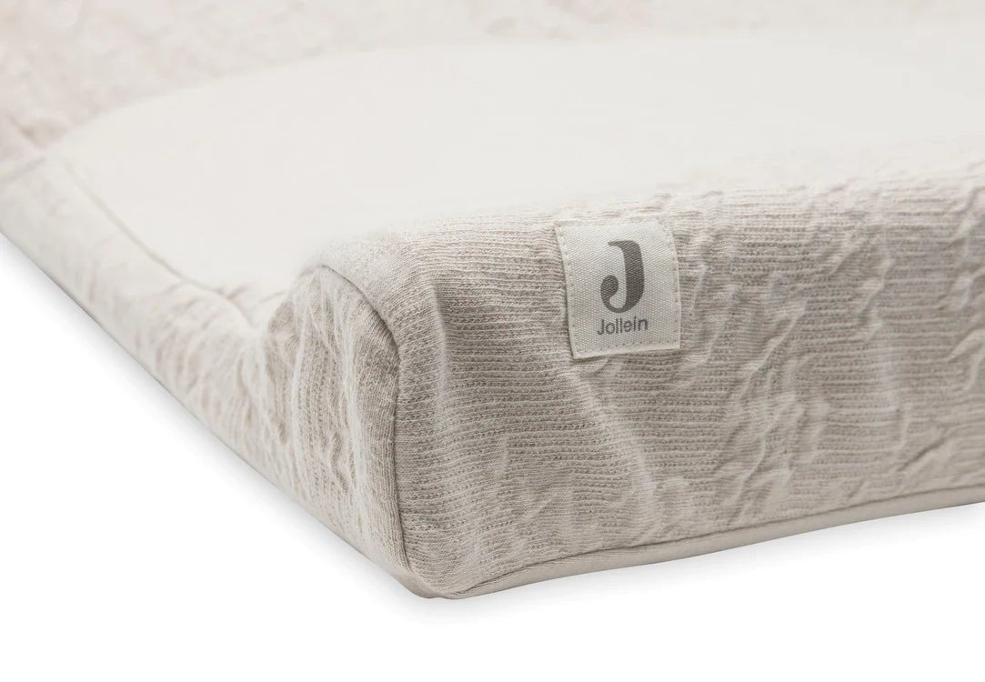 Housse matelas à langer Soft Waves 50 x 70cm - Nougat - Lina et Compagnie
