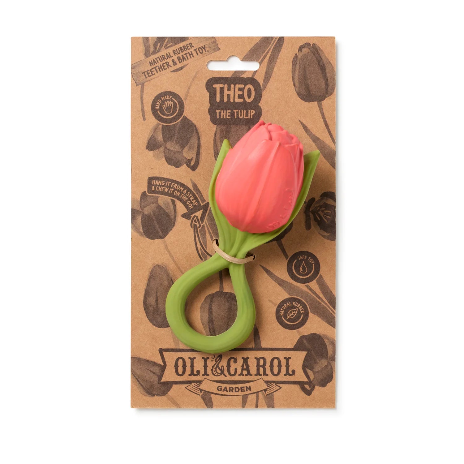 Jouet de Dentition Théo la Tulipe - Lina et Compagnie