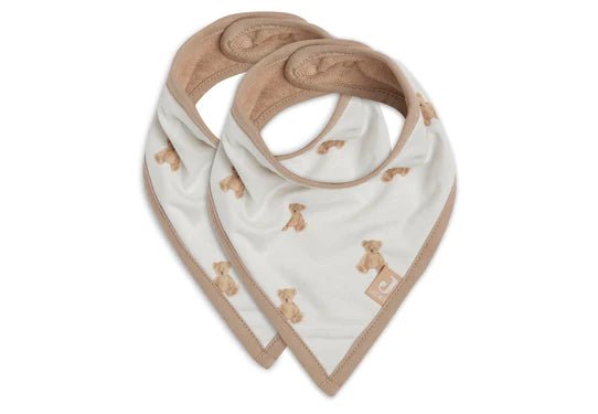 Lot de 2 Bavoirs Bandana - Teddy Bear - Lina et Compagnie