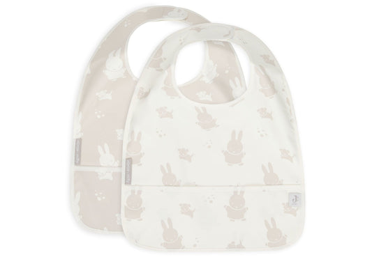 Lot de 2 Bavoirs - Miffy - Nougat - Lina et Compagnie