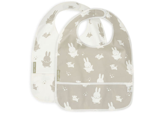 Lot de 2 Bavoirs - Miffy - Olive Green - Lina et Compagnie