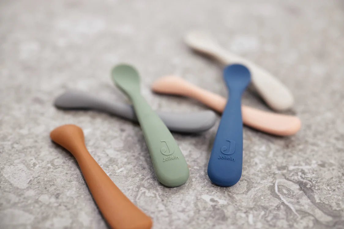 Lot de 2 Cuillères en Silicone - Nougat - Lina et Compagnie