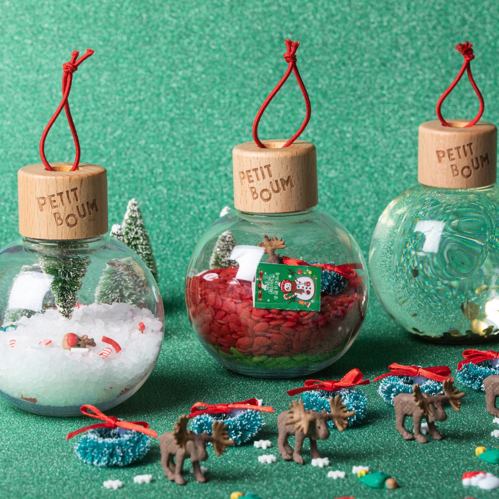Lot de 3 Boules de Noël Sensorielles - Lina et Compagnie