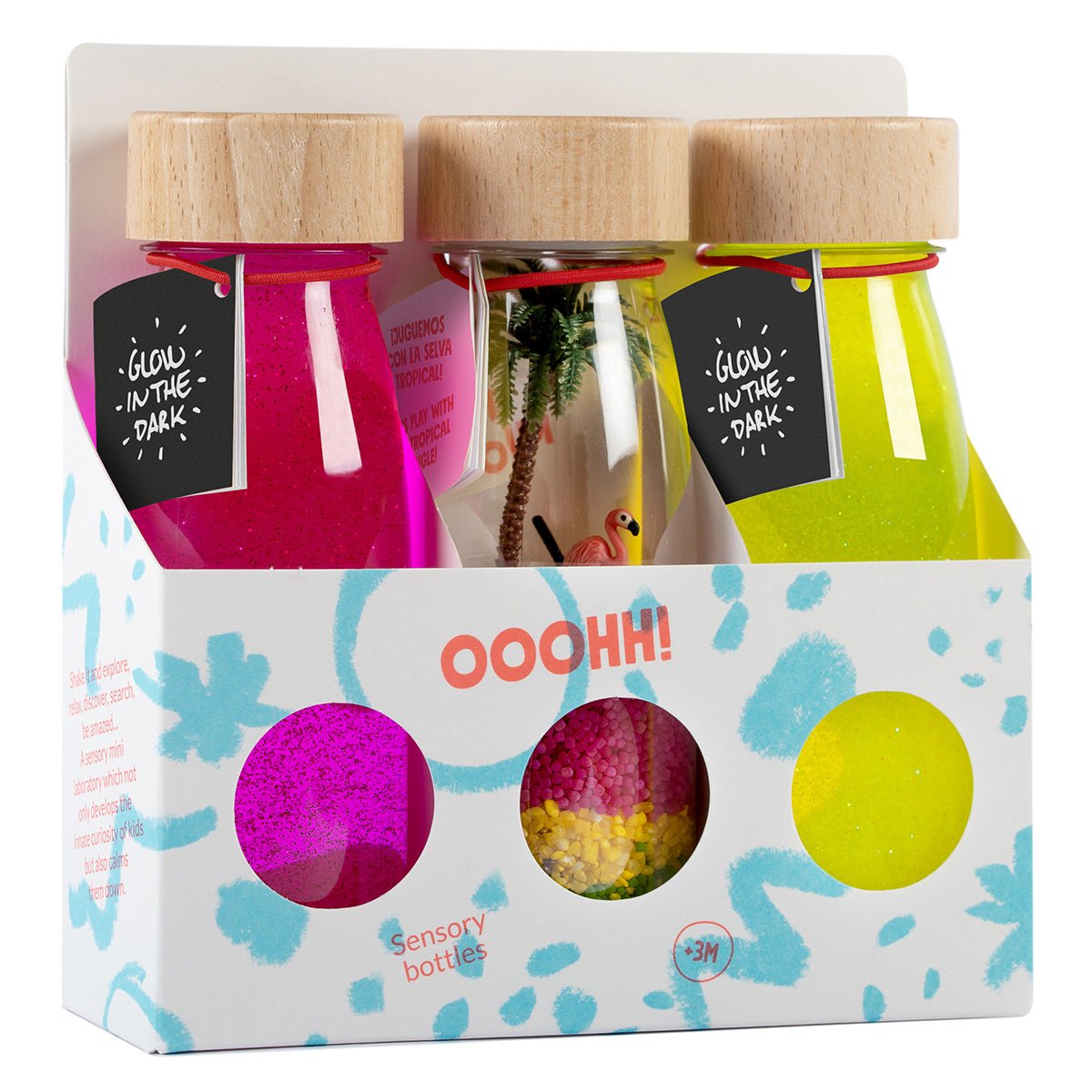 Lot de 3 Bouteilles Sensorielles - Paradis - Lina et Compagnie