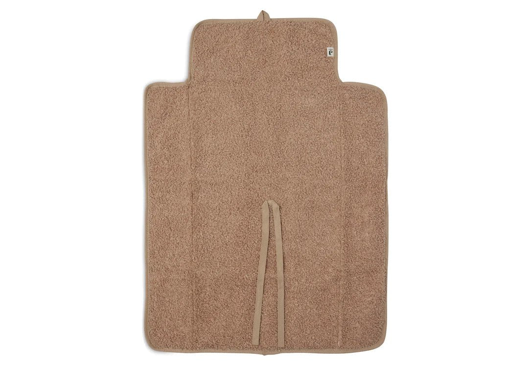 Matelas à Langer Nomade Boucle - Biscuit - Lina et Compagnie