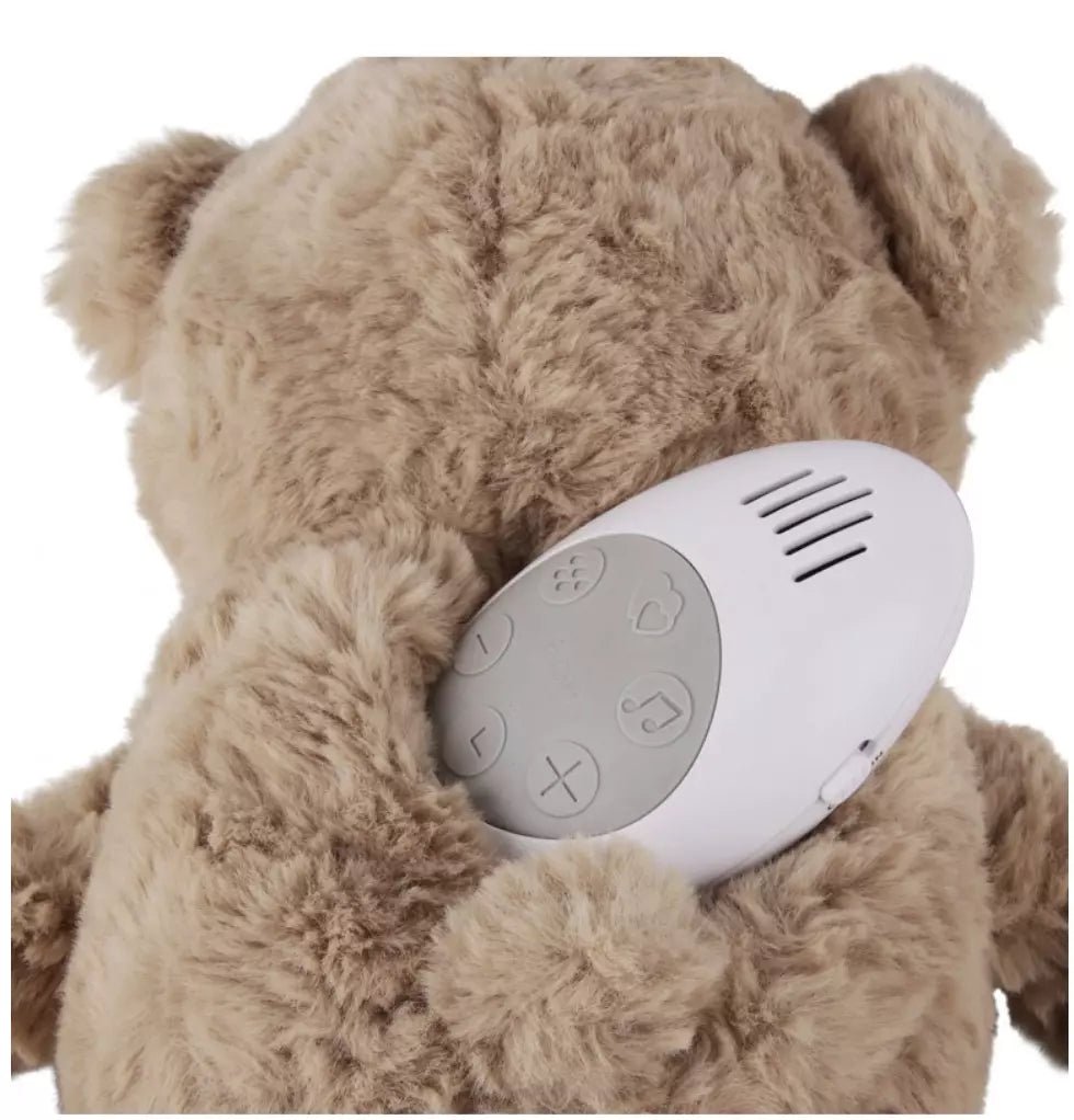 Peluche Bruit Blanc Lou l'Ours Marron - Lina et Compagnie