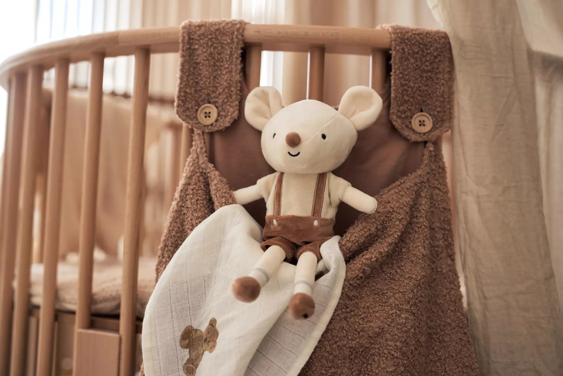 Peluche Mouse Bowie - Lina et Compagnie
