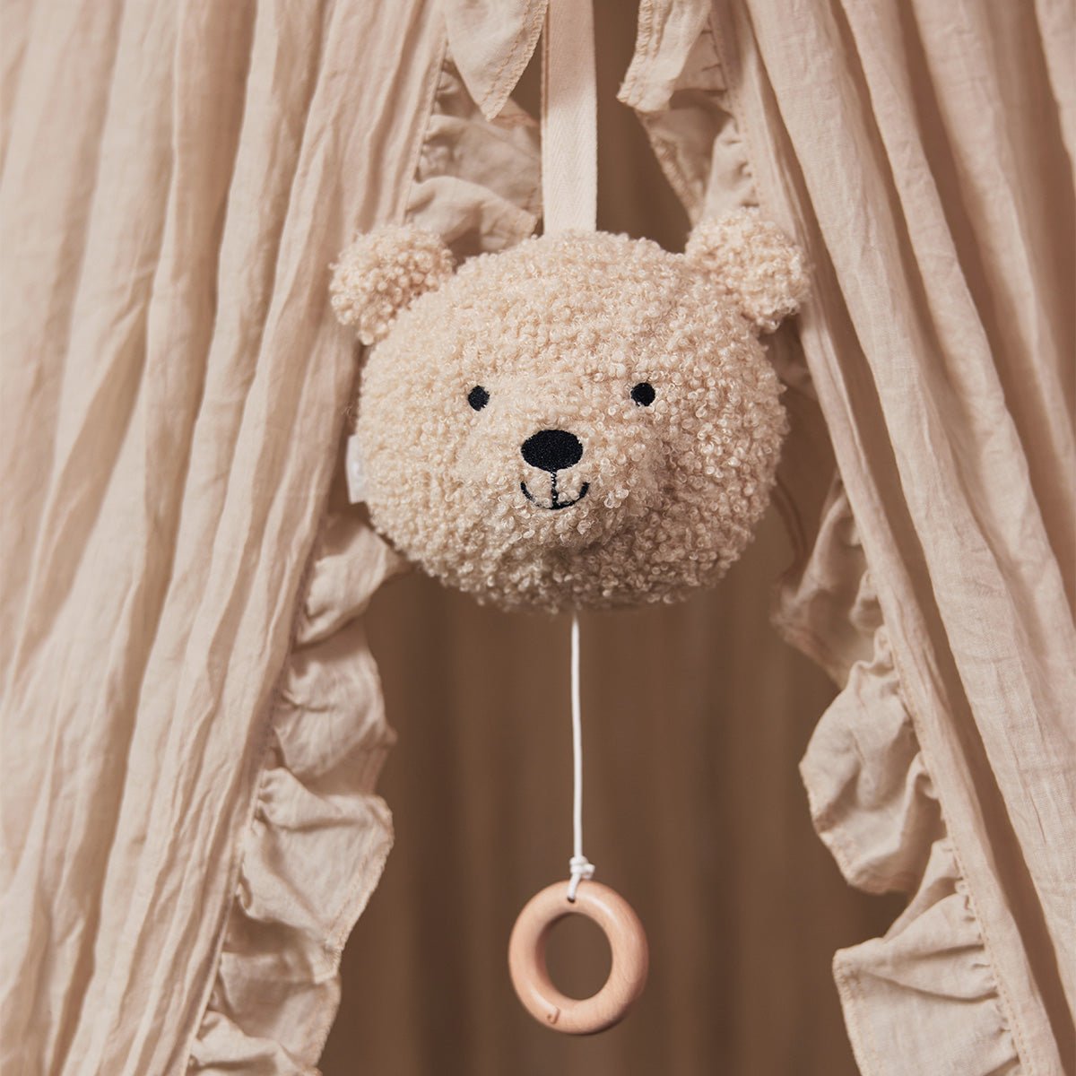 Peluche Musicale Teddy Bear - Naturel - Lina et Compagnie