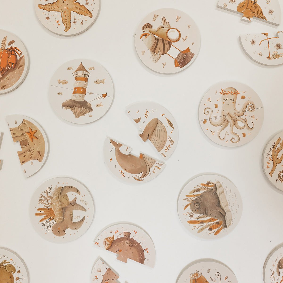 Puzzles de Bain Animaux Marins - Lina et Compagnie