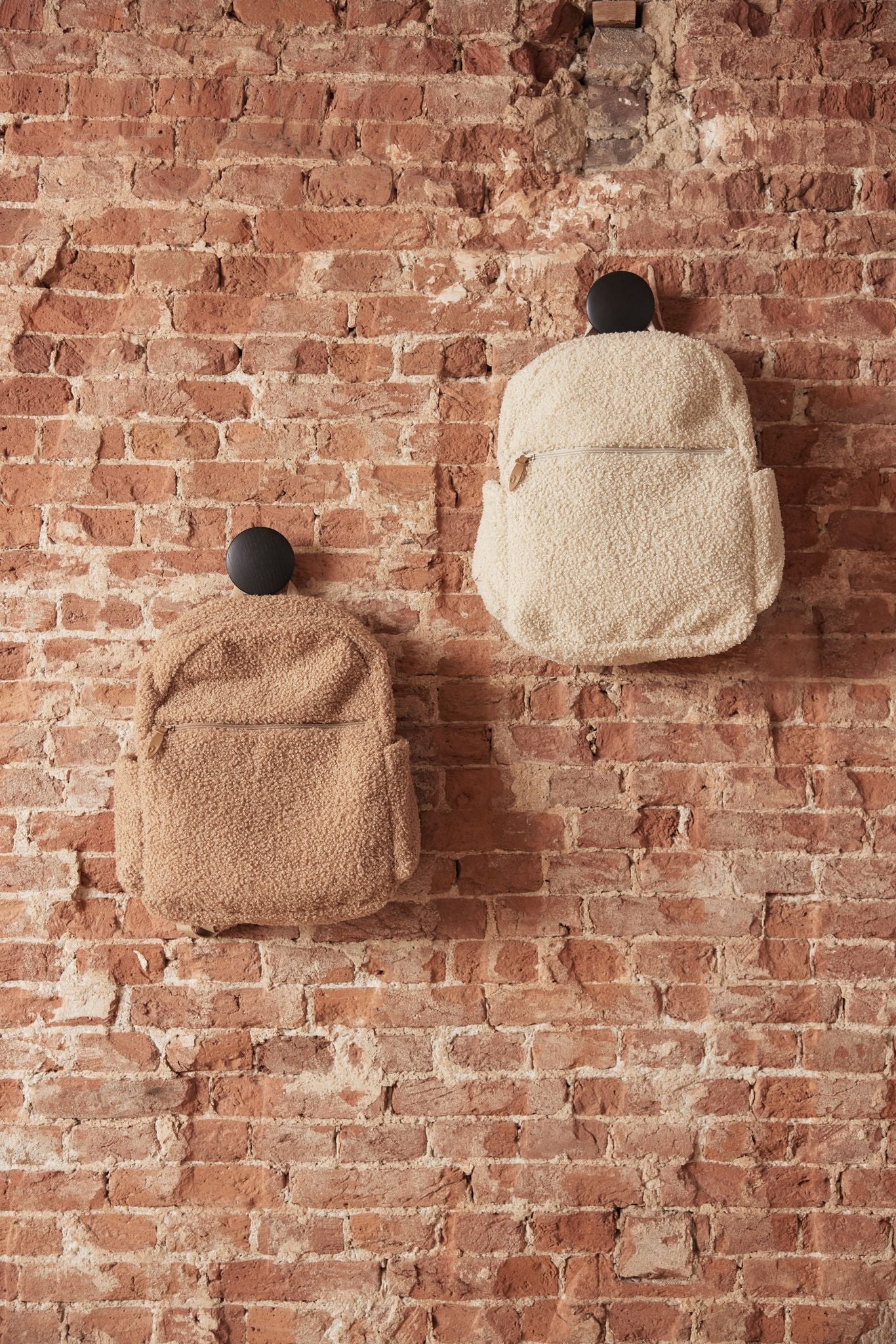 Sac à langer / Sac à dos Bouclé - Naturel - Lina et Compagnie