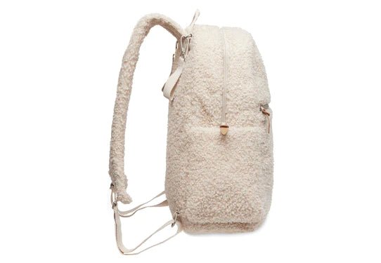 Sac à langer / Sac à dos Bouclé - Naturel - Lina et Compagnie