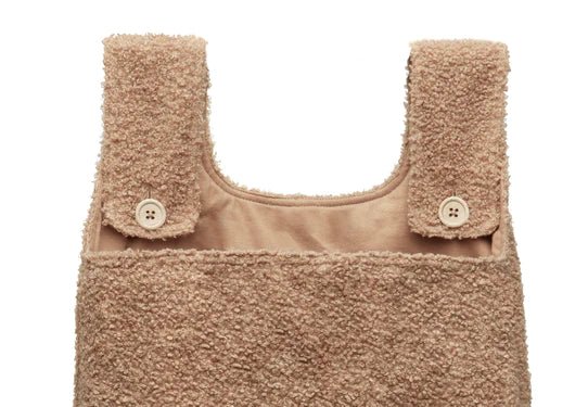 Sac de Rangement Bouclé - Biscuit - Lina et Compagnie