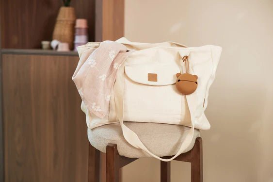 Sac Tote Bag à Langer - Twill Naturel - Lina et Compagnie