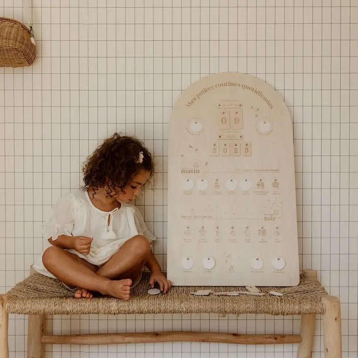 Tableau "Mes petites routines" - Lina et Compagnie