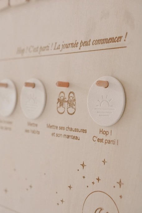 Tableau "Mes petites routines" - Lina et Compagnie