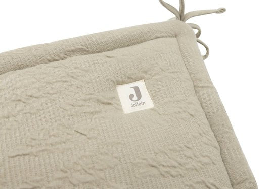 Tour de lit / Tour de parc 180x30cm Soft Waves - Olive green - Lina et Compagnie