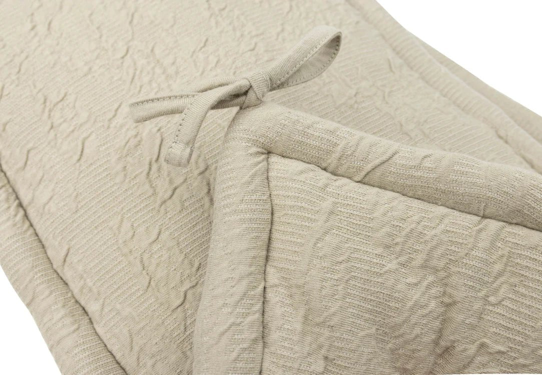 Tour de lit / Tour de parc 180x30cm Soft Waves - Olive green - Lina et Compagnie