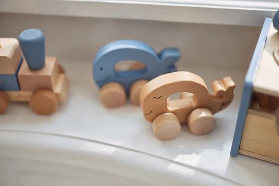 Voiture en Bois Sea Animal - Caramel - Lina et Compagnie