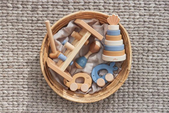 Voiture en Bois Sea Animal - Caramel - Lina et Compagnie